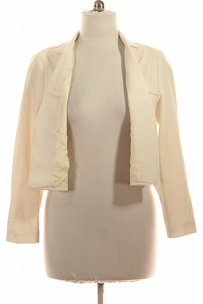 GERRY WEBER Dámské sako elegantní krátké béžové polyesterové na běžné nošení Vel. 46 | GERRY WEBER | obrázek 3