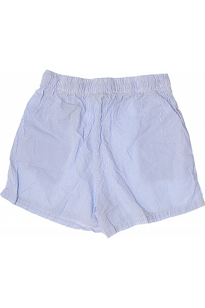 ONLY Dámské kraťasy modré pruhované bavlněné volnočasové s mašlí Vel. L | ONLY | obrázek 3