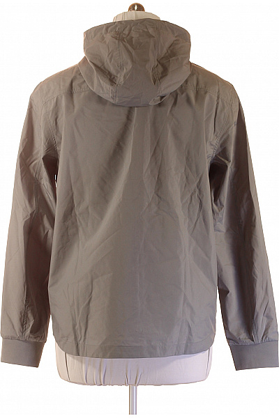 LAKE VIEW Pánská bunda s kapucí šedá lehká funkční outdoorová na jaro podzim Vel. EU XL | LAKE VIEW | obrázek 3