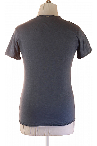 key largo Pánské tričko s krátkým rukávem jednobarevné basic šedé Velikost L | key largo | obrázek 3