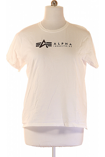 Alpha Industries Pánské tričko s krátkým rukávem a potiskem jednobarevné bavlněné basic Velikost XL | Alpha Industries | obrázek 2