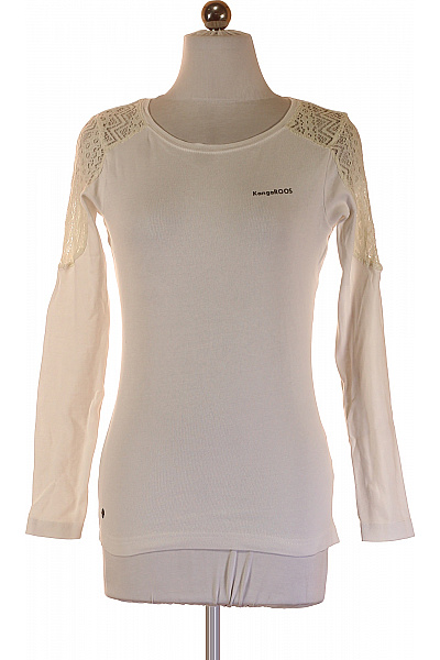 KANGAROOS Dámské tričko s dlouhým rukávem bílé krajka Velikost EU 36/38 | KANGAROOS | obrázek 2