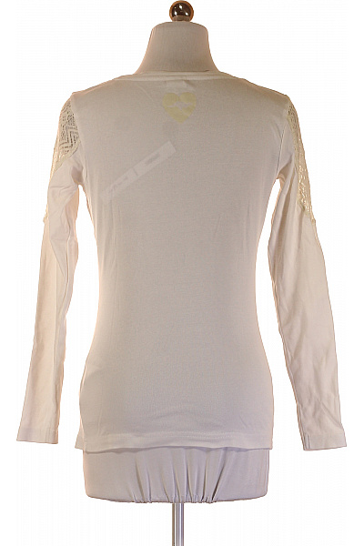 KANGAROOS Dámské tričko s dlouhým rukávem bílé krajka Velikost EU 36/38 | KANGAROOS | obrázek 3