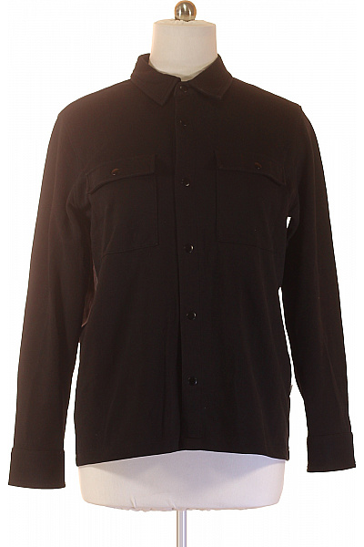 SELECTED Pánské bavlněné košile s dlouhým rukávem černé ležérní Velikost xl | SELECTED | obrázek 2