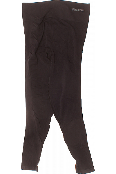 hummel Dámské legíny černé žebrované sportovní volnočasové Velikost EU L | hummel | obrázek 2