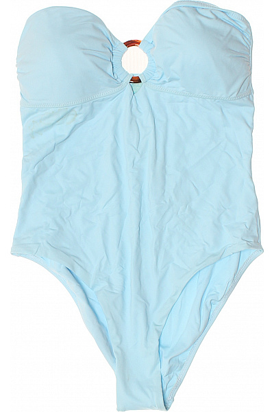 Melissa Jednodílné Plavky Bez Ramínek Modré Vel. UK 12