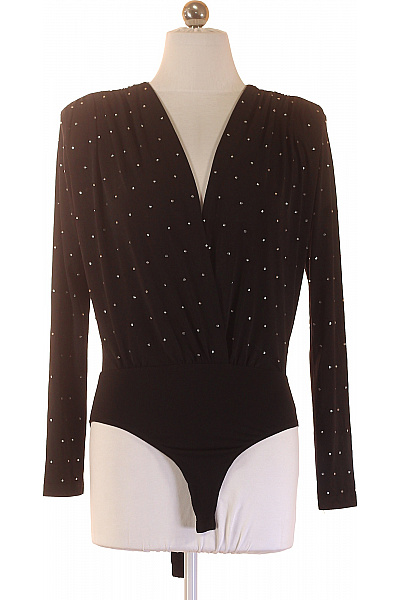 TRENDYOL Dámská Halenka S Dlouhým Rukávem A Kamínky Zavinovací Večerní Vel. 36