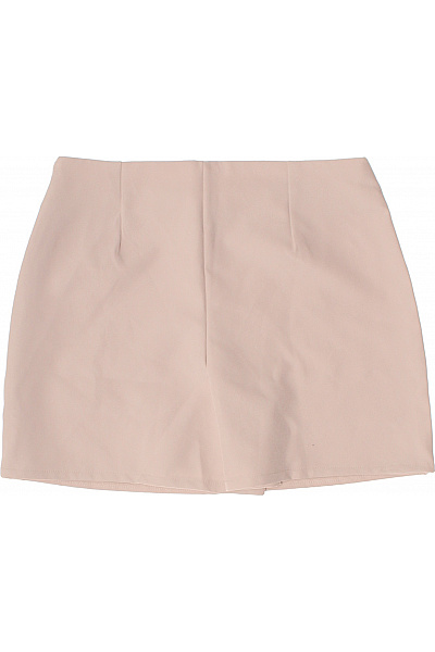 krátké růžové polyesterové elegantní mini Velikost 36 | Unimoda | obrázek 3