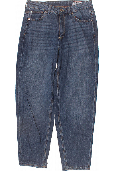 VERO MODA Dámské Džíny Volné S Vysokým Pasem Modré Bavlněné Vel. 30/30