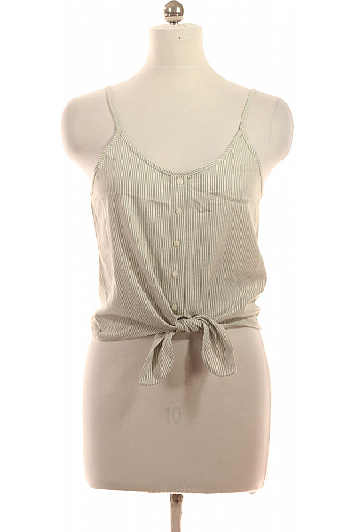 Dámské Tílko Pruhované S Uzlem Vel. EU M