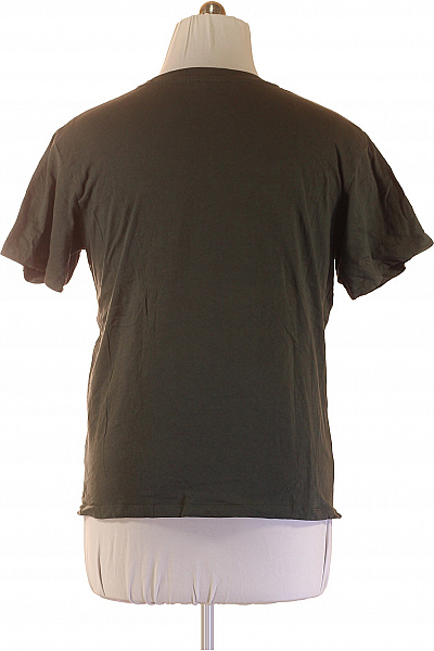 Pánské tričko krátký rukáv zelené bavlněné basic Velikost XL | Unimoda | obrázek 2