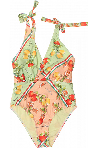 never fully dressed Jednodílné plavky za krk s ovocným vzorem Vel. 36+ | never fully dressed | obrázek 2