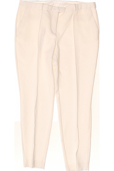 Next Dámské Elegantní Kalhoty Bílé Rovné Business Velikost EU 42