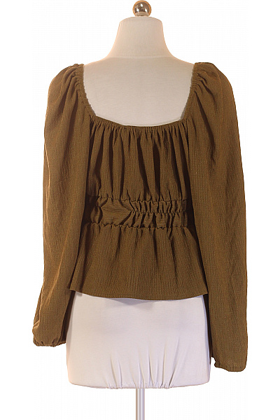 Dorothy Perkins Hnědá halenka s dlouhým rukávem a vázačkou Vel. 40 | Dorothy Perkins | obrázek 3