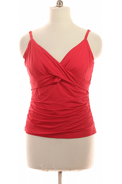 Dámské Plavky červené Jednodílné Tvarující Velikost 46