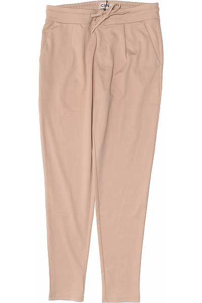 Ichi Dámské Volnočasové Kalhoty Béžové S Kapsami Vel. M