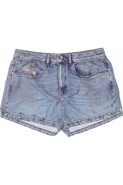 DIESEL Džínové Kraťasy S Kapsami Volnočasové Krátké Modré Vel. L