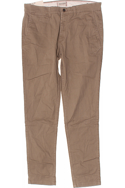 JACK & JONES Pánské bavlněné kalhoty volnočasové rovné hnědé Velikost 34 | JACK & JONES | obrázek 2