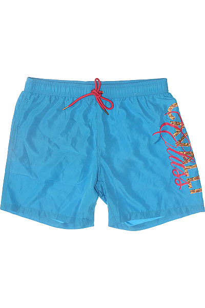 roberto cavalli Pánské modré plavecké kraťasy s potiskem Vel. L | roberto cavalli | obrázek 2