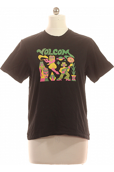 VOLCOM Dámské Tričko S Krátkým Rukávem A Potiskem Vel. M