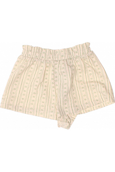 Next Dívčí bavlněné kraťasy s proužky a květy léto Velikost 86 | Next | obrázek 2