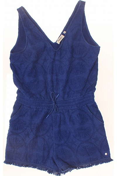 SHIWI Modrý Vzorovaný Froté Overal Bez Rukávů Velikost M