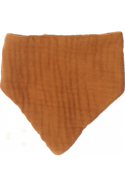 bavlněný šátek trojúhelník hnědý | Unimoda | obrázek 2