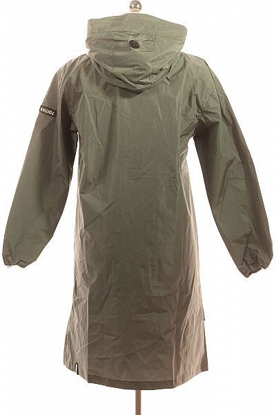 Khujo Dámská zelená parka s kapucí dlouhá lehká polyesterová do deště Vel. M | Khujo | obrázek 3