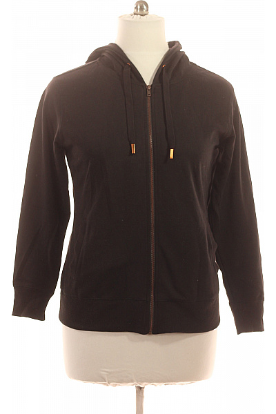 BENCH. dámská černá mikina s kapucí na zip s dlouhým rukávem Velikost 44/46 | BENCH. | obrázek 2