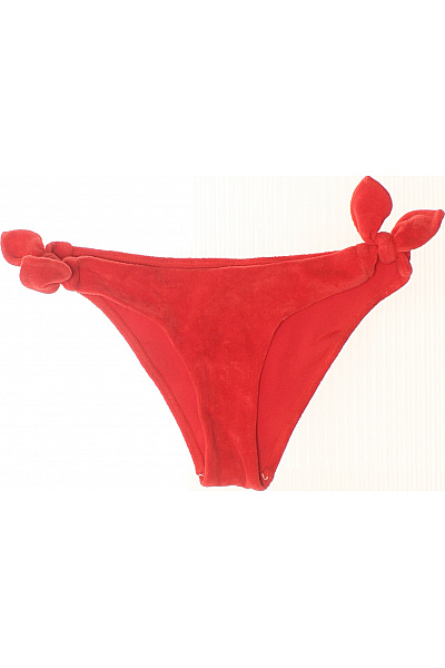 dámské červené sametové plavkové kalhotky na zavazování Velikost EU 10 | Unimoda | obrázek 2
