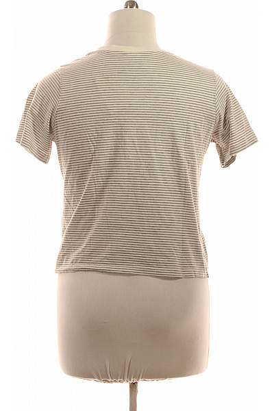 JACQUELINE DE YONG Dámské pruhované tričko s krátkým rukávem a výšivkou srdce Vel. L | JACQUELINE DE YONG | obrázek 2