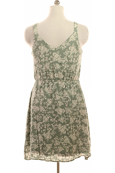 ONLY Dámské šaty bez rukávů květované letní volnočasové zelené Vel. S | ONLY | obrázek 3