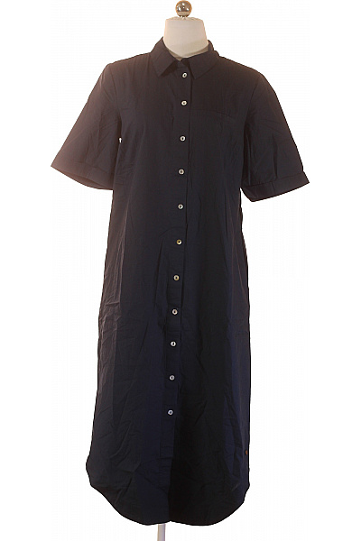 Numph Dámské šaty Košilové Modré Letní Velikost 36