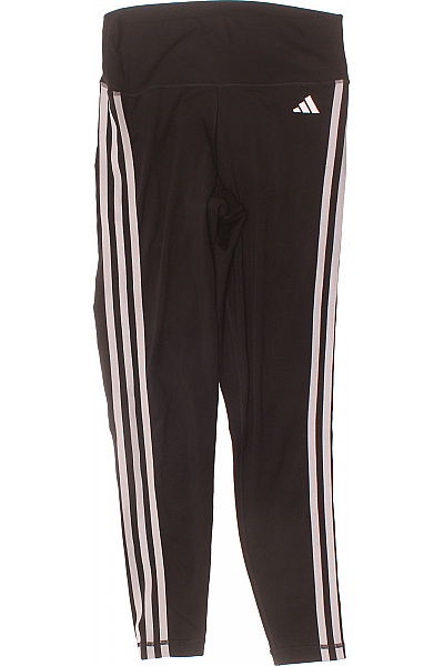 ADIDAS Dámské Sportovní Legíny S Vysokým Pasem Pruhované Vel. M