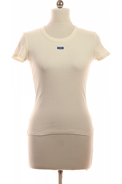 Hugo Boss Dámské bavlněné tričko s krátkým rukávem a kulatým výstřihem jednobarevné basic Velikost m | Hugo Boss | obrázek 2