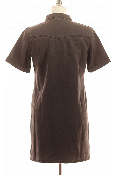 VERO MODA dámské košilové šaty krátký rukáv džínové šedé Vel. M | VERO MODA | obrázek 3