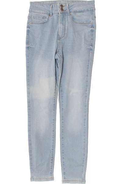 VERO MODA Dámské Džíny Světle Modré Strečové Skinny S Vysokým Pasem Velikost S/30