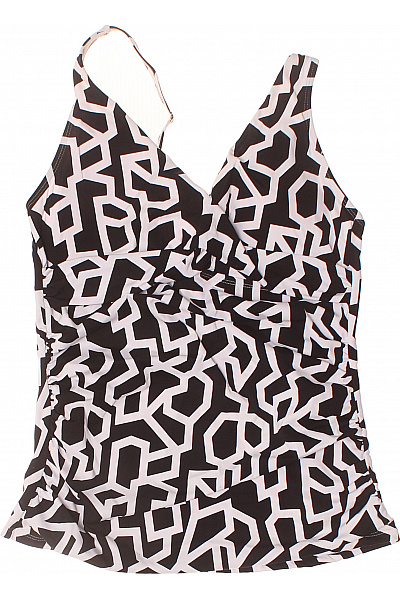 Dámské plavky jednodílné moderní černo-bílé geometrické Vel. EU 40 | Unimoda | obrázek 2