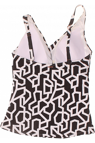 Dámské plavky jednodílné moderní černo-bílé geometrické Vel. EU 40 | Unimoda | obrázek 3