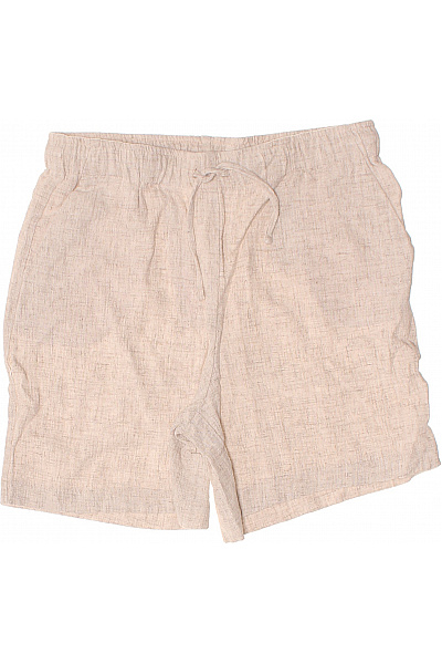 ONLY Dětské Chlapecké Kraťasy Béžové Bavlněné Volné Velikost EU 164