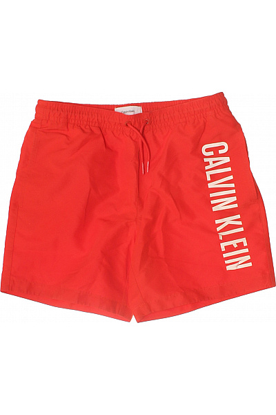 Calvin Klein Dětské Kraťasy červené Logo Velikost 10/12