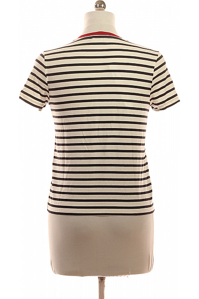 ONLY Dámské tričko s krátkým rukávem a srdcem pruhované Vel. m | ONLY | obrázek 3