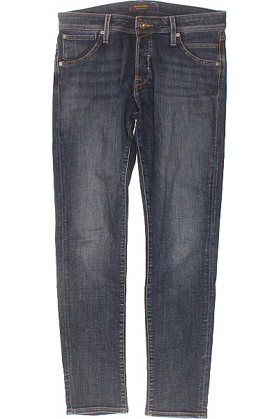 JACK & JONES Pánské Džíny Strečové úzké Modré Velikost 32/34