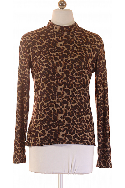 VILA Dámské Tričko S Dlouhým Rukávem A Potiskem Zvířecí Vel. S