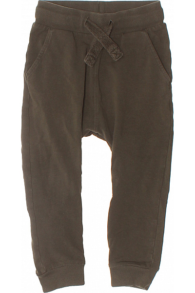 Next Dětské chlapecké bavlněné kalhoty khaki teplákové Velikost EU 98 | Next | obrázek 2