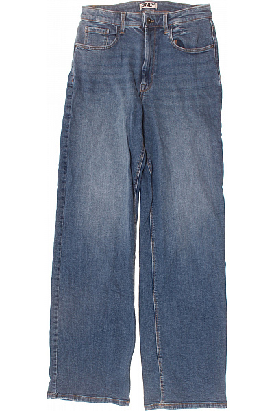 ONLY Dámské Džíny Modré Volné S Vysokým Pasem Bavlněné Velikost 28/34
