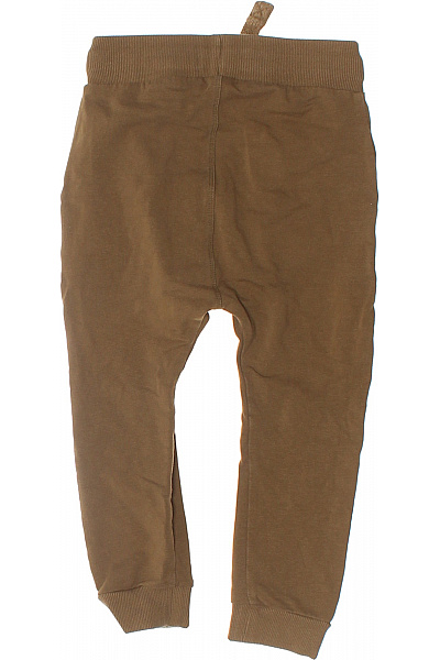 Next Dětské chlapecké bavlněné kalhoty hnědé teplákové Vel. EU 98 | Next | obrázek 3