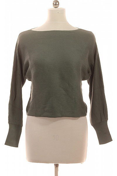 ONLY Zelený pletený svetr s dlouhým rukávem a lodičkovým výstřihem Velikost L | ONLY | obrázek 2