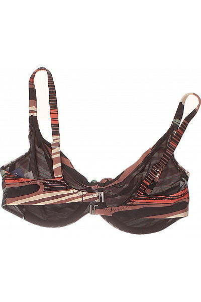 Dámská pruhovaná plavková podprsenka s kamínky Velikost EU 48 | Unimoda | obrázek 2