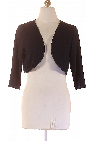 Swing Dámské Elegantní Bolerko S Dlouhým Rukávem černé Vel. L